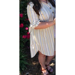 Button Down Linen Dress
